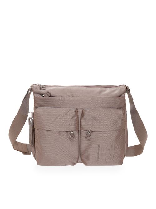 MANDARINA DUCKborsa a tracolla con espandibile taupe MANDARINA DUCK | P10QMTX6TAUPE